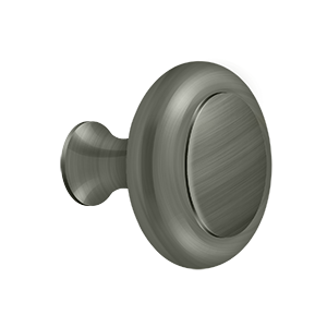 Edged Round Knob HD by Deltana -  - Antique Nickel - New York Hardware