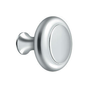 Edged Round Knob HD by Deltana -  - Polished Chrome - New York Hardware
