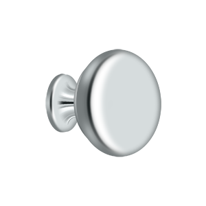 Hollow Round Knob by Deltana -  - Polished Chrome - New York Hardware