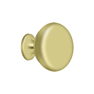 Hollow Round Knob by Deltana -  - Polished Brass - New York Hardware