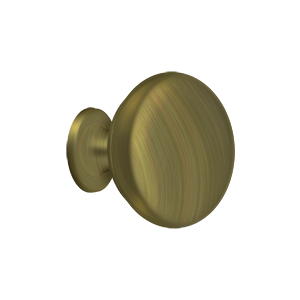 Hollow Round Knob by Deltana -  - Antique Brass - New York Hardware