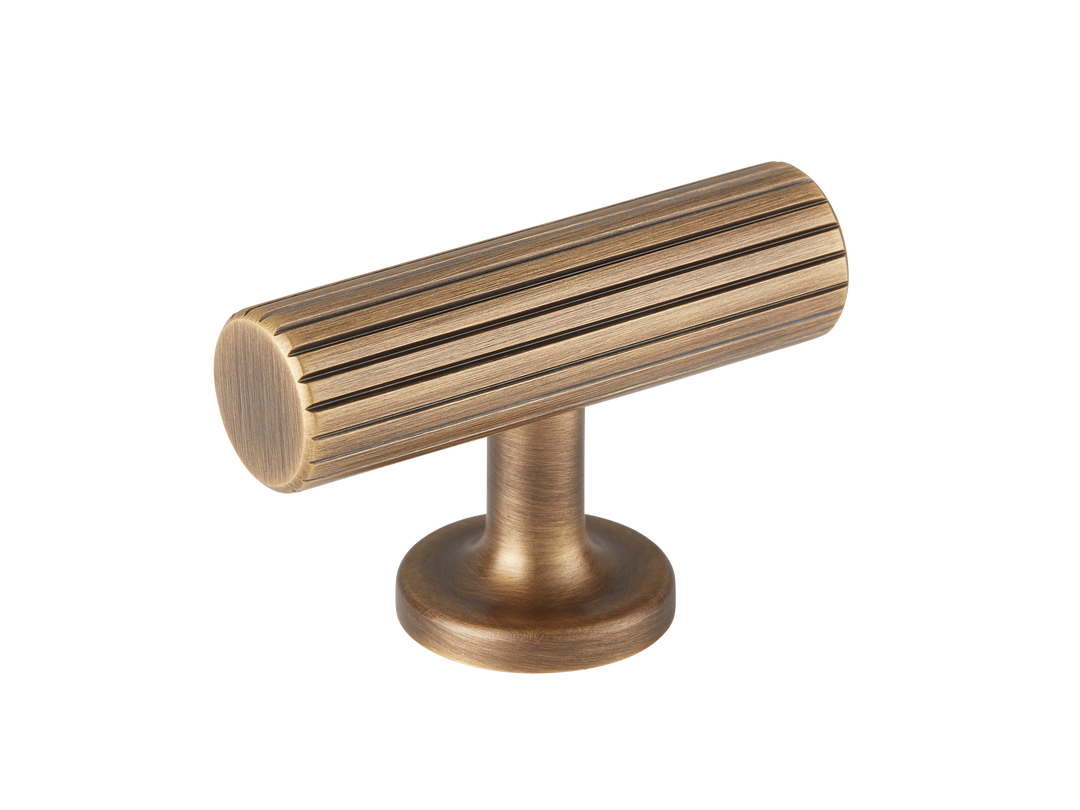 Leebank T-bar Handle by Armac Martin - 55mm - Satin Nickel Plate