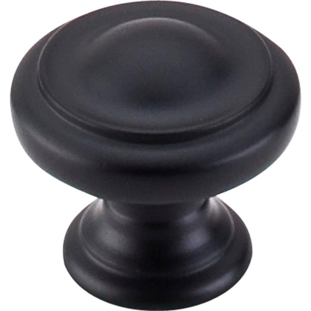 Dome Knob by Top Knobs - Flat Black - New York Hardware