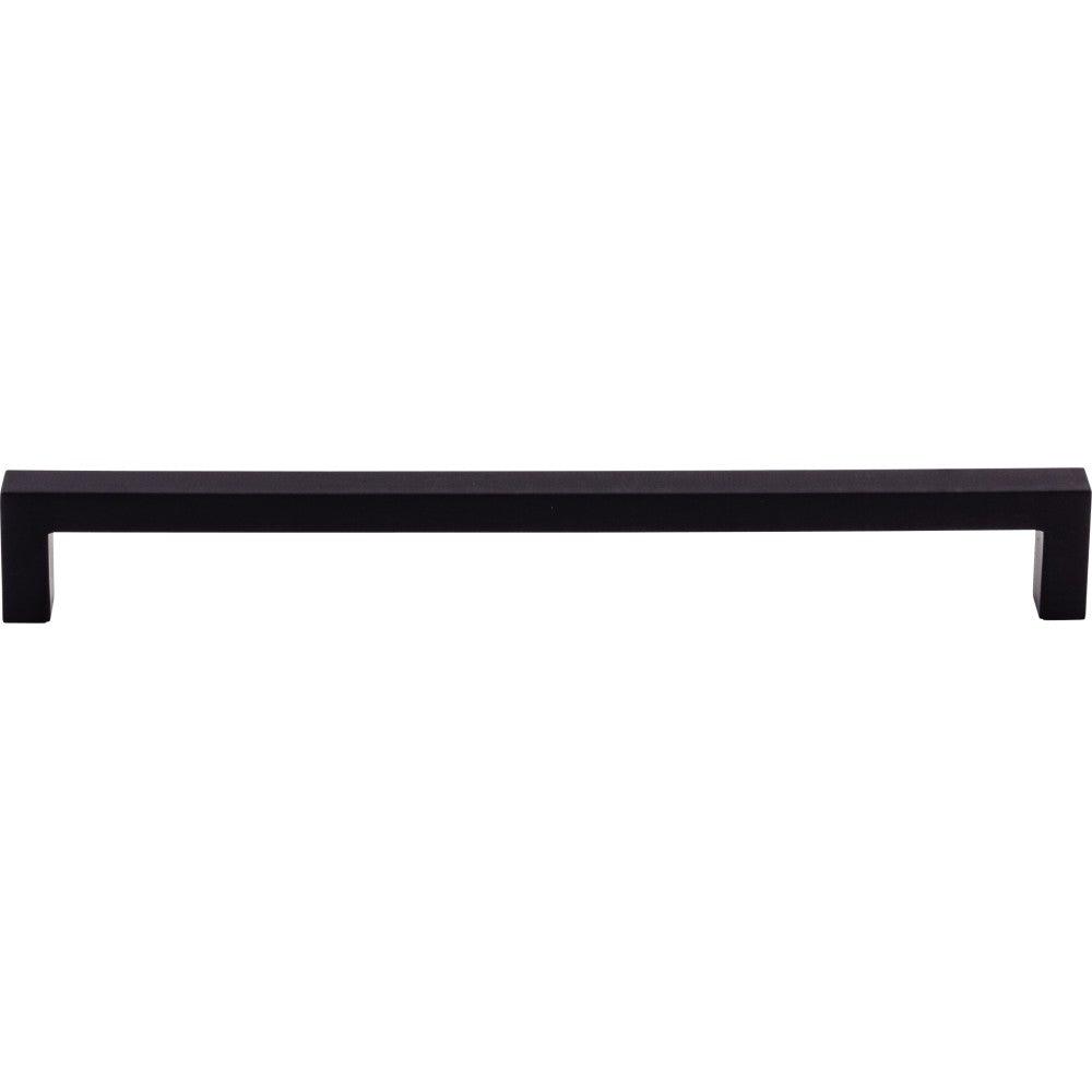 Square Bar-Pull by Top Knobs - Flat Black - New York Hardware