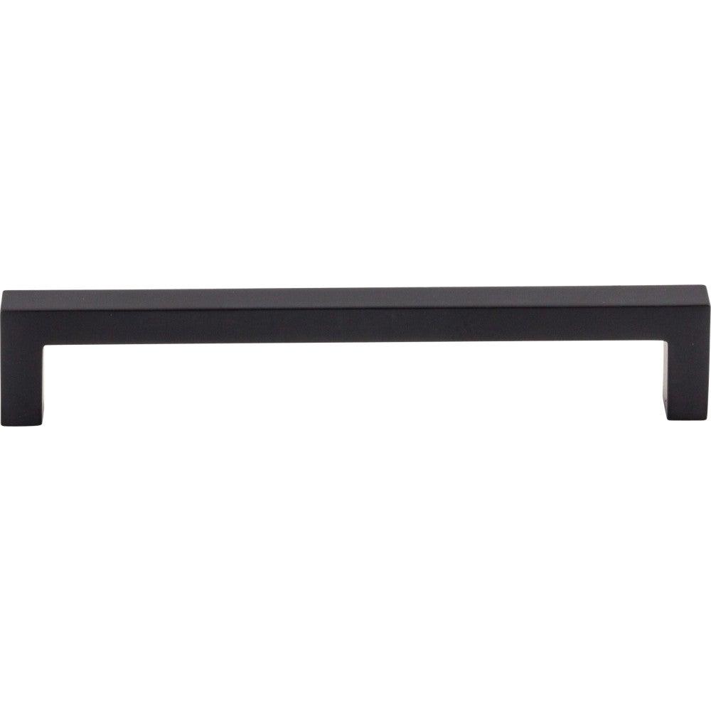 Square Bar-Pull by Top Knobs - Flat Black - New York Hardware