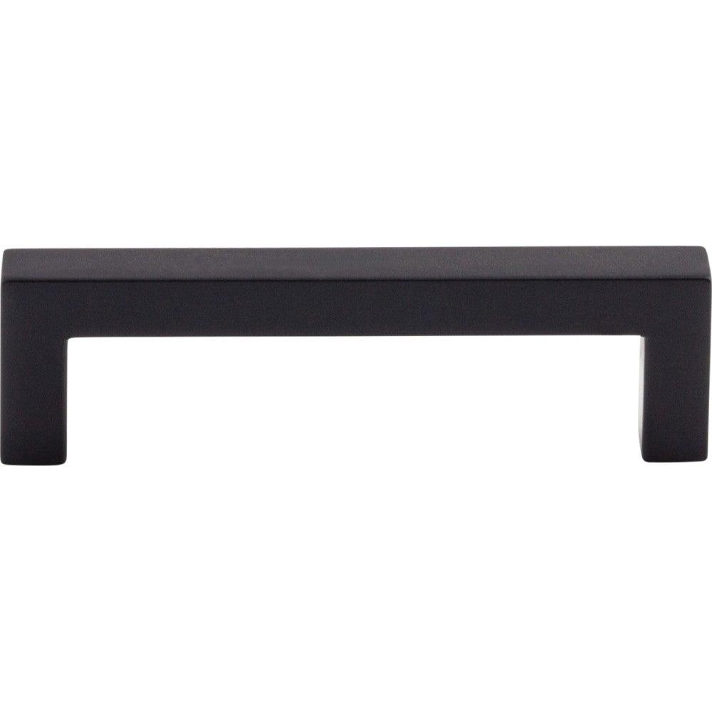 Square Bar-Pull by Top Knobs - Flat Black - New York Hardware