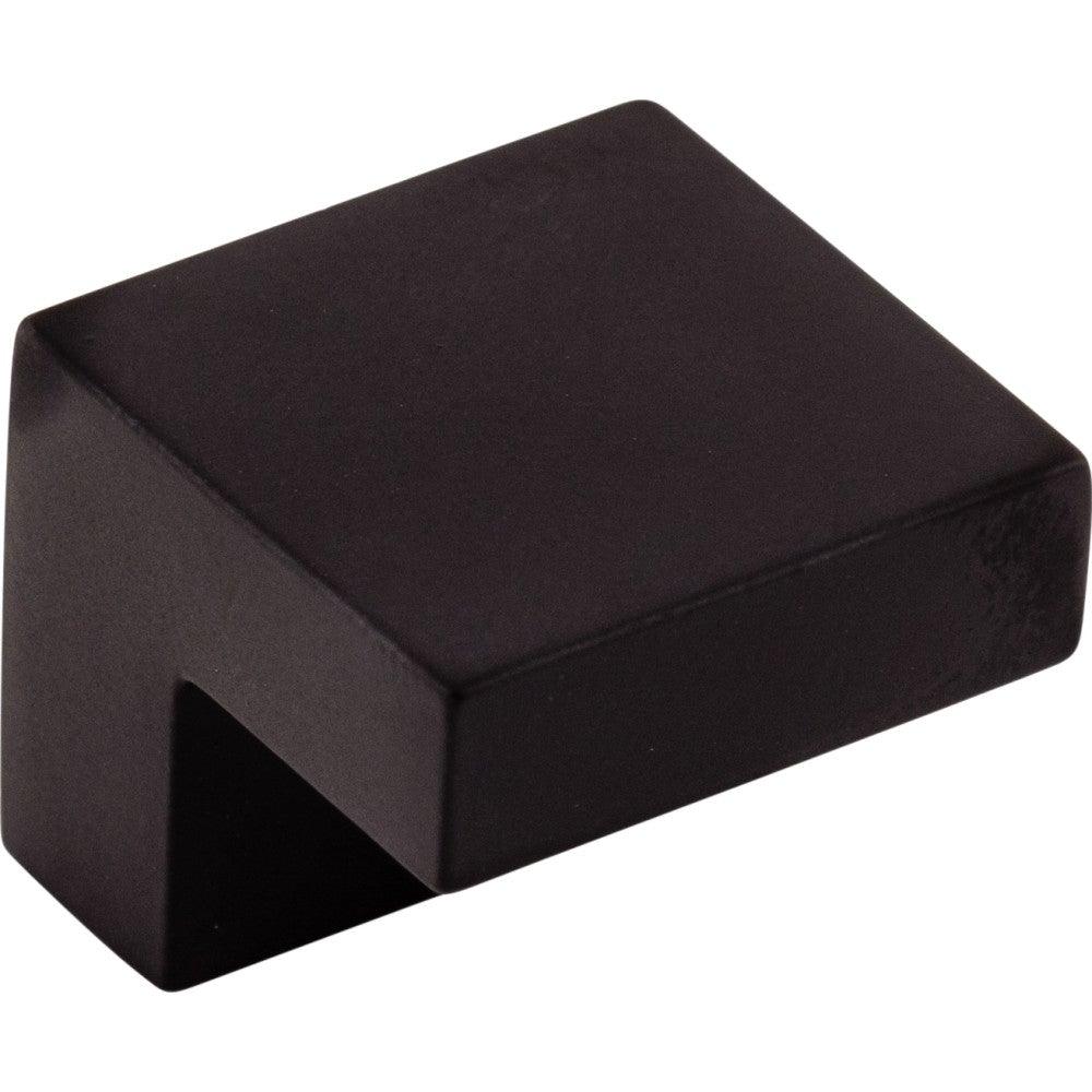Square Knob by Top Knobs - Flat Black - New York Hardware