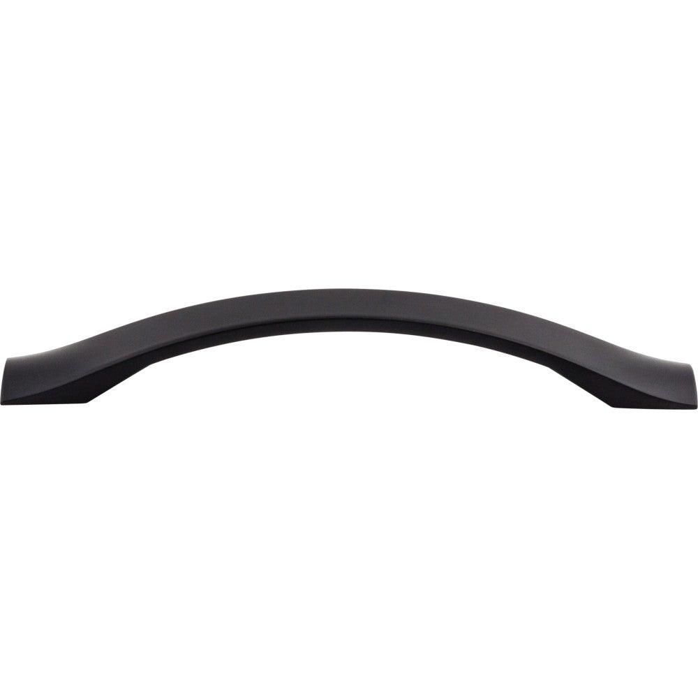 Crest Pull by Top Knobs - Flat Black - New York Hardware