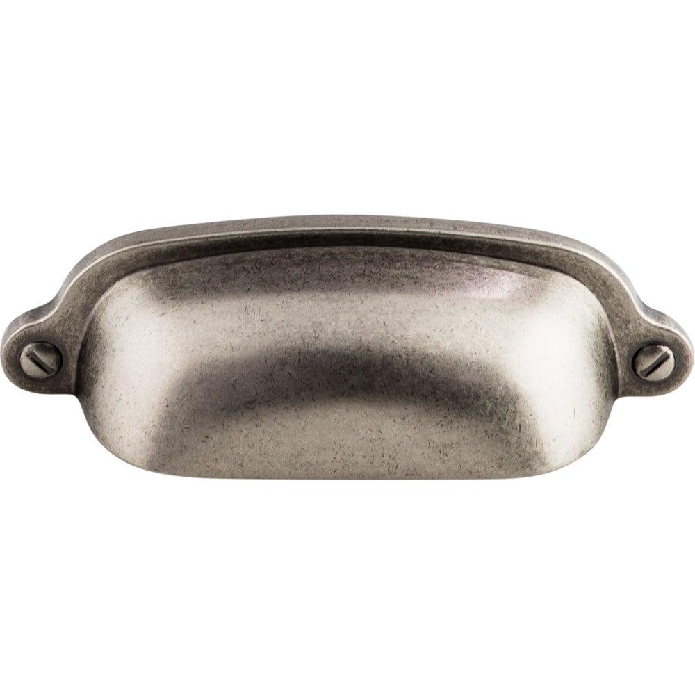 Charlotte Cup Pull by Top Knobs - Pewter Antique - New York Hardware