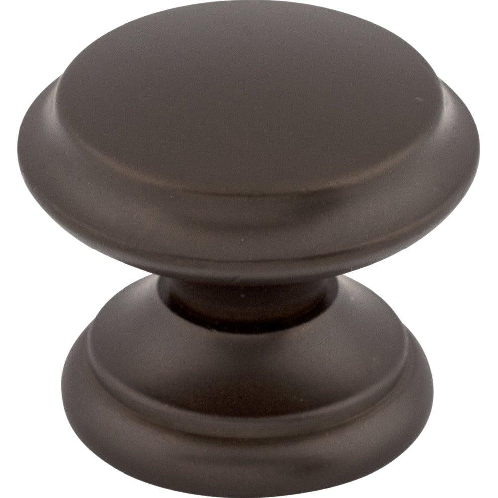 Flat Top Knob by Top Knobs - Oil Rubbed Bronze - New York Hardware