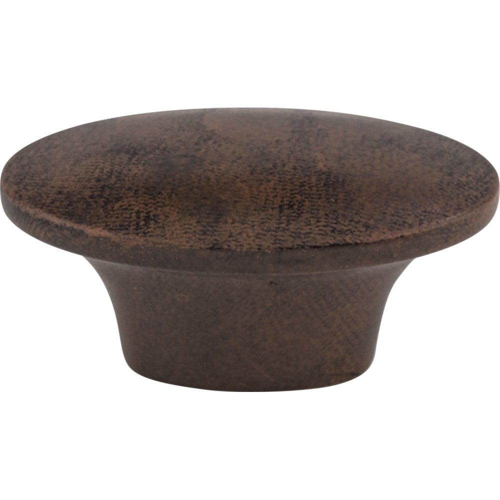Dakota Oval Knob by Top Knobs - Patina Rouge - New York Hardware