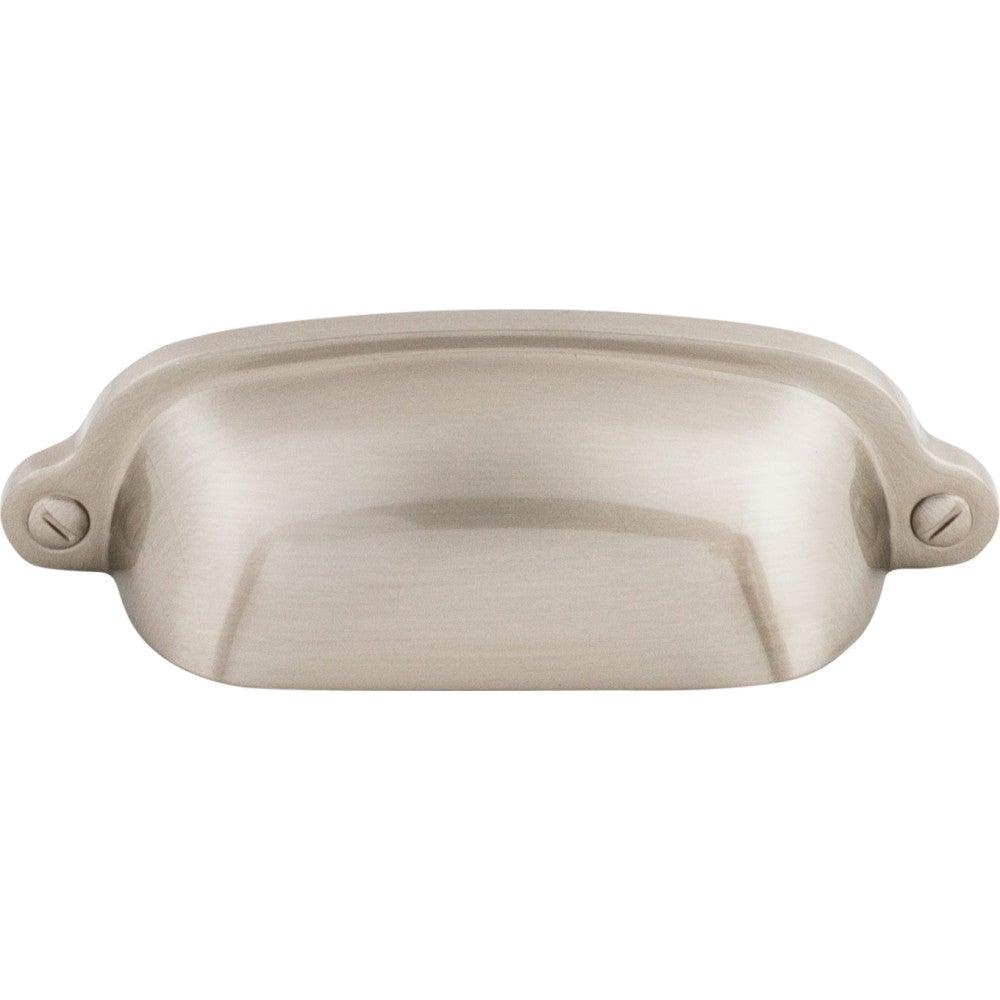 Charlotte Cup Pull by Top Knobs - Brushed Satin Nickel - New York Hardware