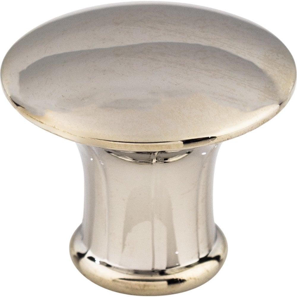 Lund Knob by Top Knobs - Polished Nickel - New York Hardware