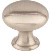 Asbury Mushroom Knob by Top Knobs - Brushed Satin Nickel - New York Hardware