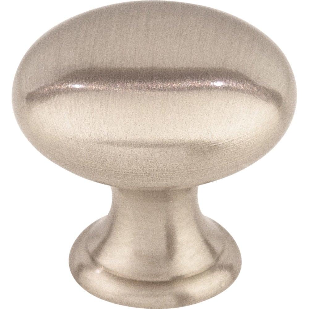 Asbury Mushroom Knob by Top Knobs - Brushed Satin Nickel - New York Hardware