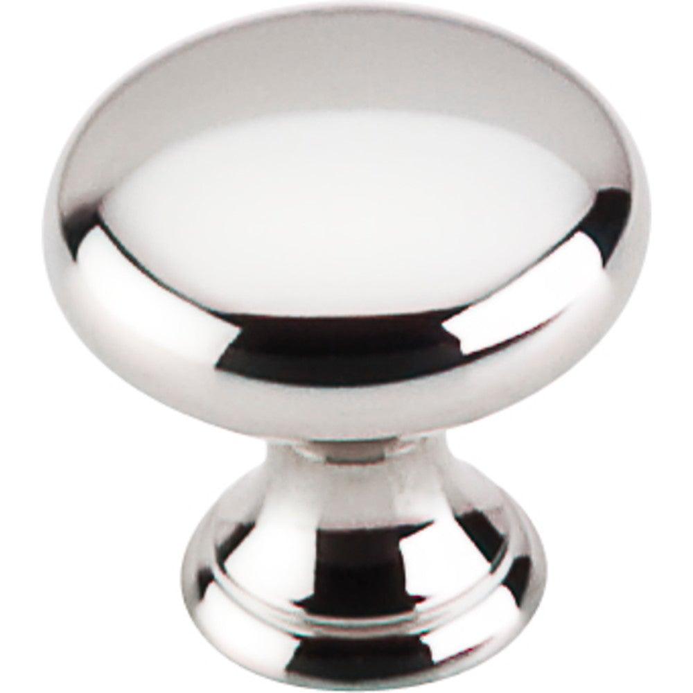 Asbury Mushroom Knob by Top Knobs - Polished Nickel - New York Hardware