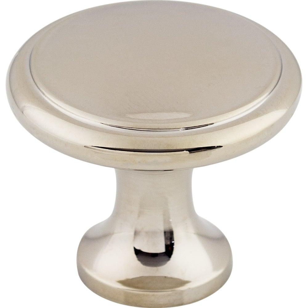 Ringed Knob by Top Knobs - Polished Nickel - New York Hardware
