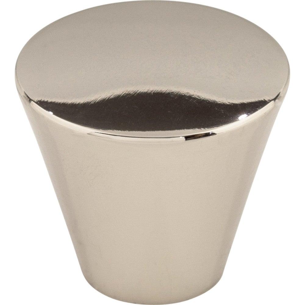 Cone Knob by Top Knobs - Polished Nickel - New York Hardware