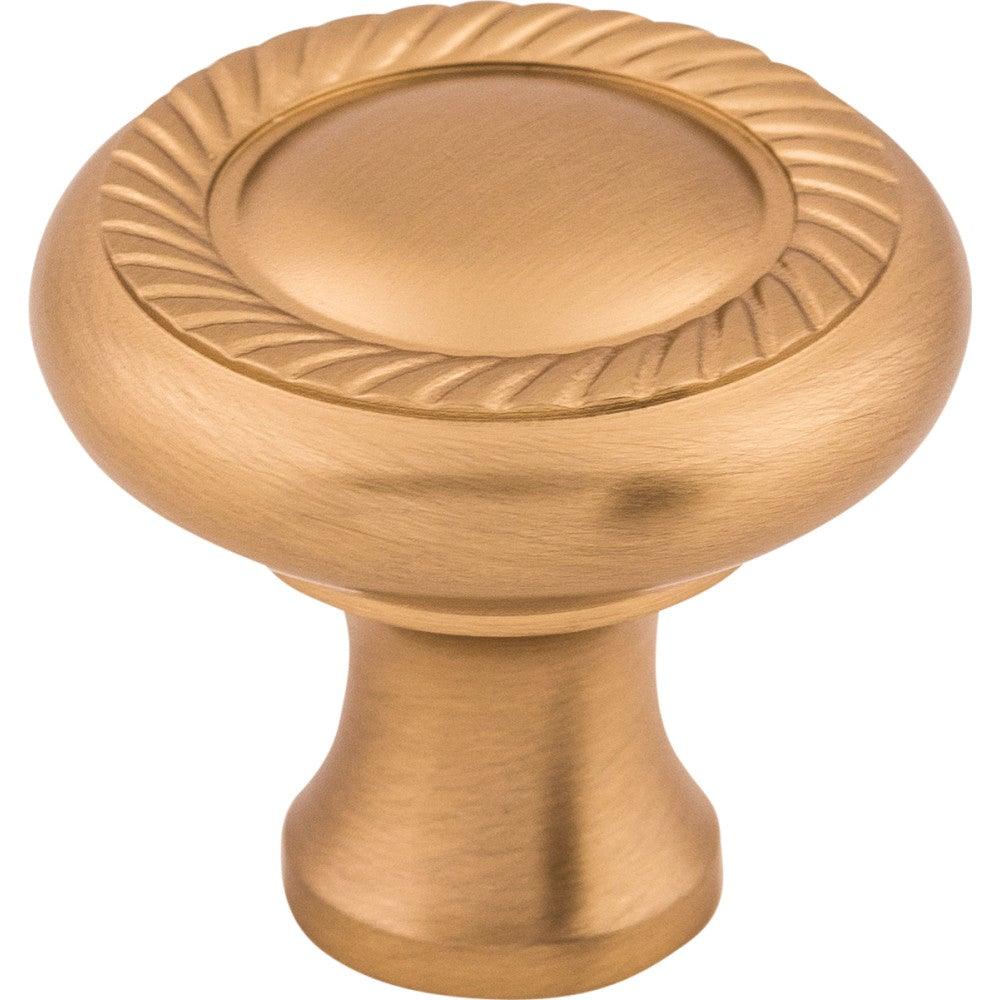Swirl Knob by Top Knobs - Brushed Bronze - New York Hardware