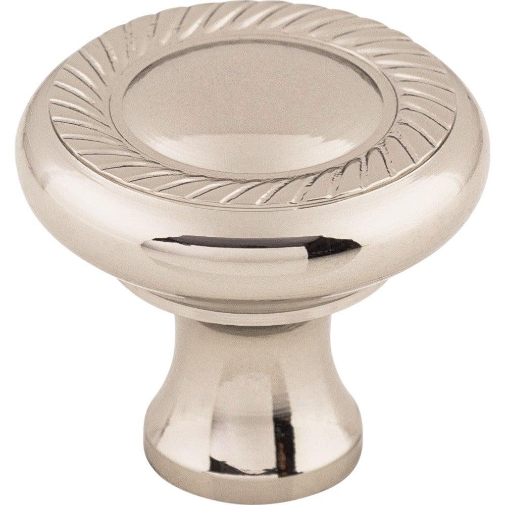Swirl Knob by Top Knobs - Polished Nickel - New York Hardware