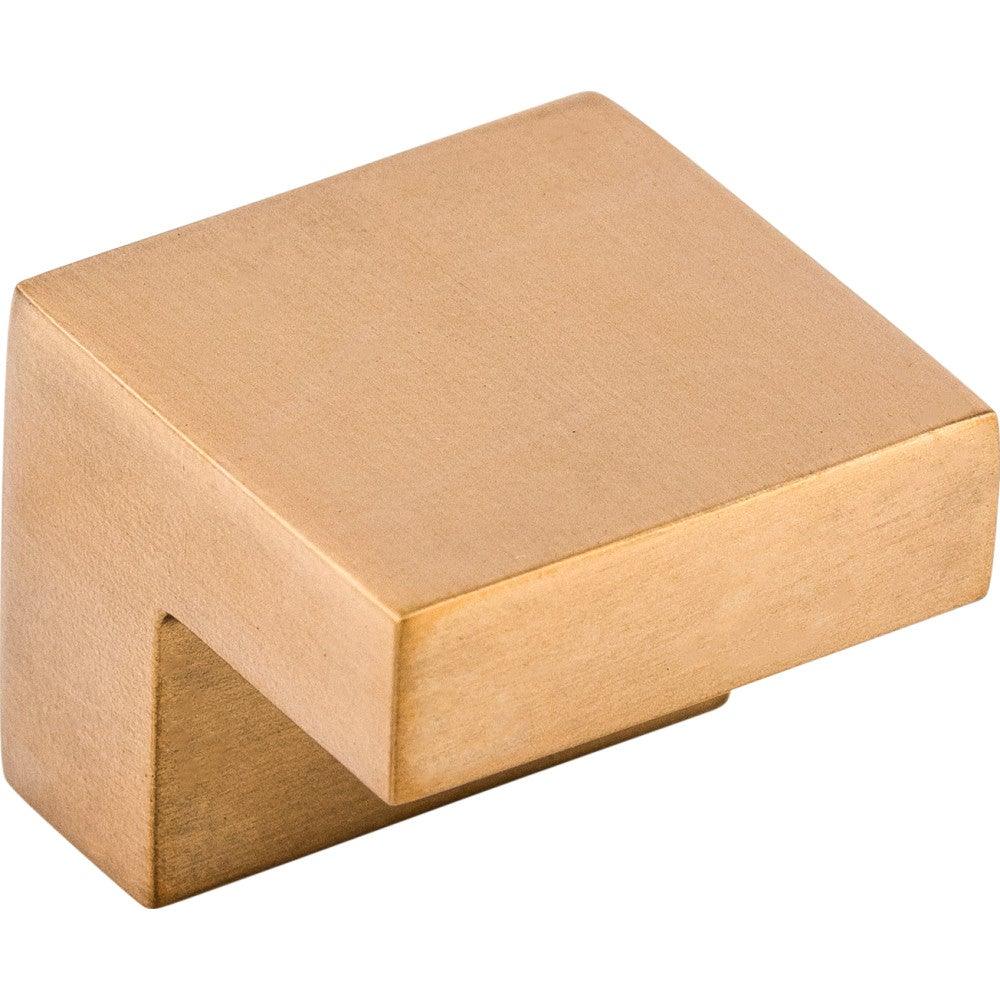 Square Knob by Top Knobs - Brushed Bronze - New York Hardware