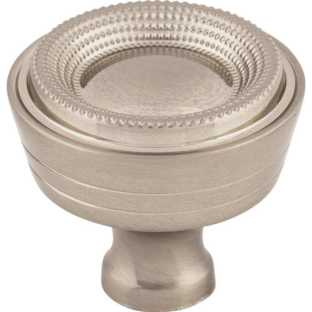 Beaded Knob by Top Knobs - Brushed Satin Nickel - New York Hardware