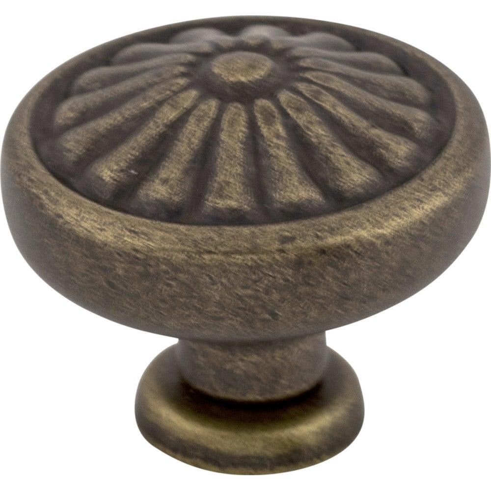 Flower Knob by Top Knobs - German Bronze - New York Hardware