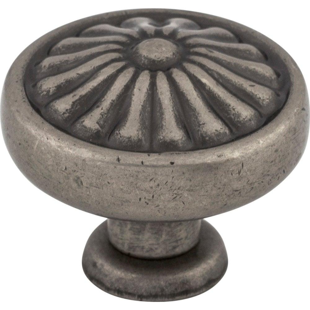Flower Knob by Top Knobs - Pewter Antique - New York Hardware
