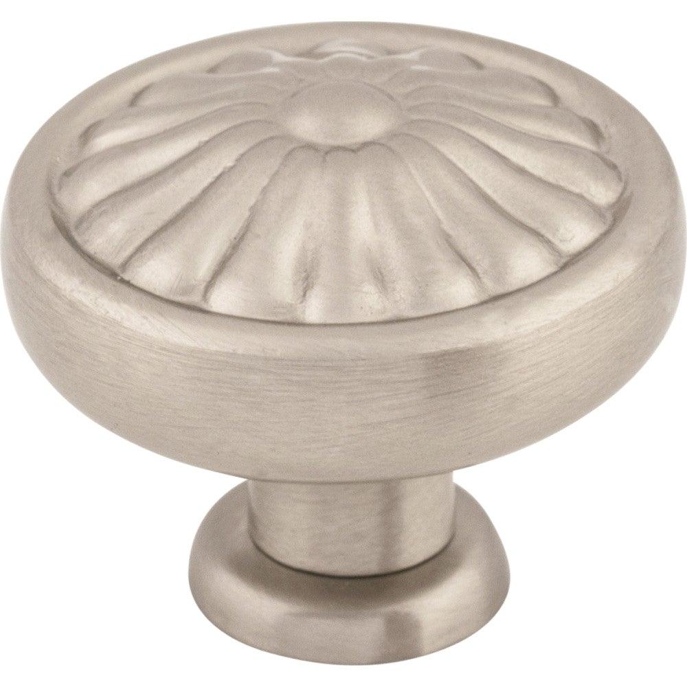 Flower Knob by Top Knobs - Brushed Satin Nickel - New York Hardware