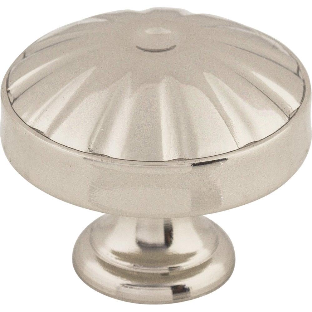 Hudson Knob by Top Knobs - Polished Nickel - New York Hardware