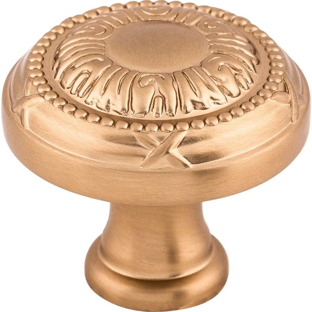 Ribbon Knob by Top Knobs - Brushed Bronze - New York Hardware