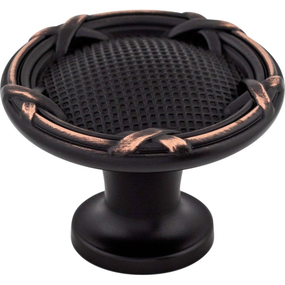 Ribbon & Reed Knob by Top Knobs - Tuscan Bronze - New York Hardware