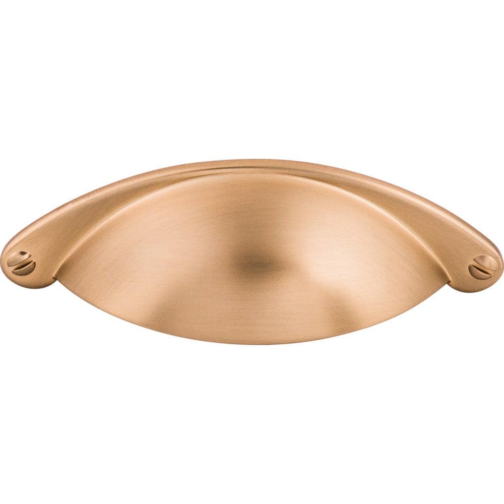 Arendal Cup Pull by Top Knobs - Brushed Bronze - New York Hardware