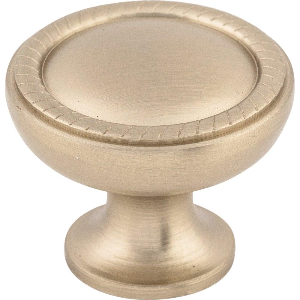 Emboss Knob by Top Knobs - Brushed Bronze - New York Hardware