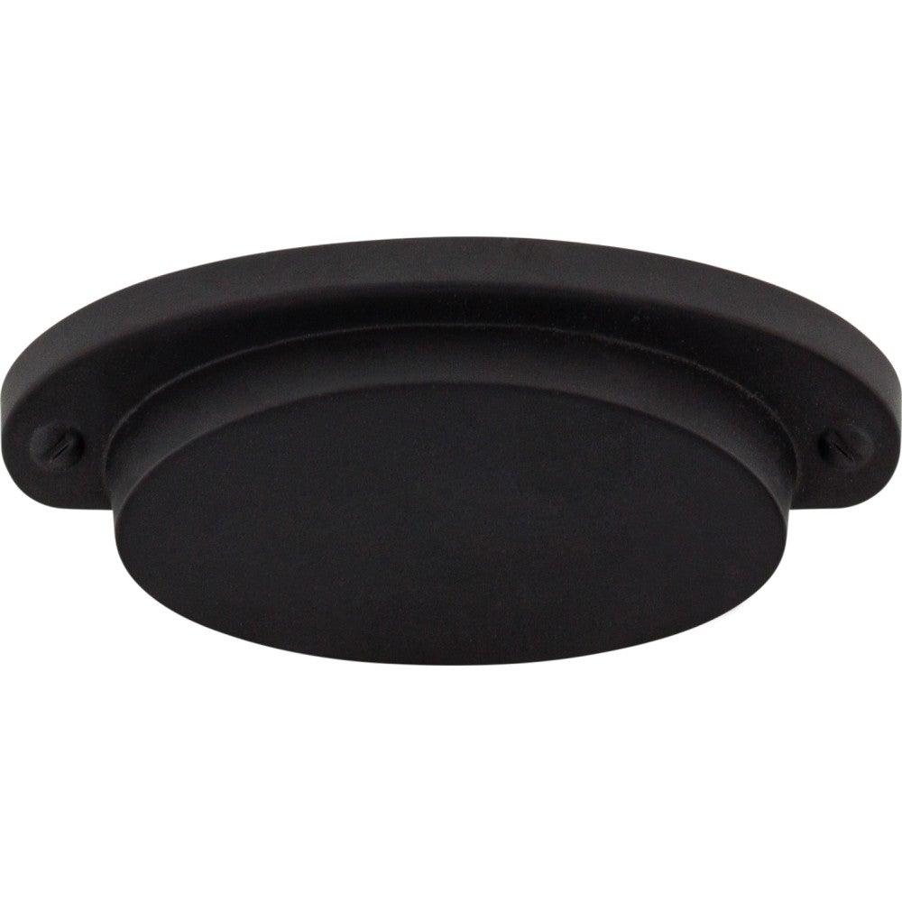 Dakota Cup Pull by Top Knobs - Flat Black - New York Hardware