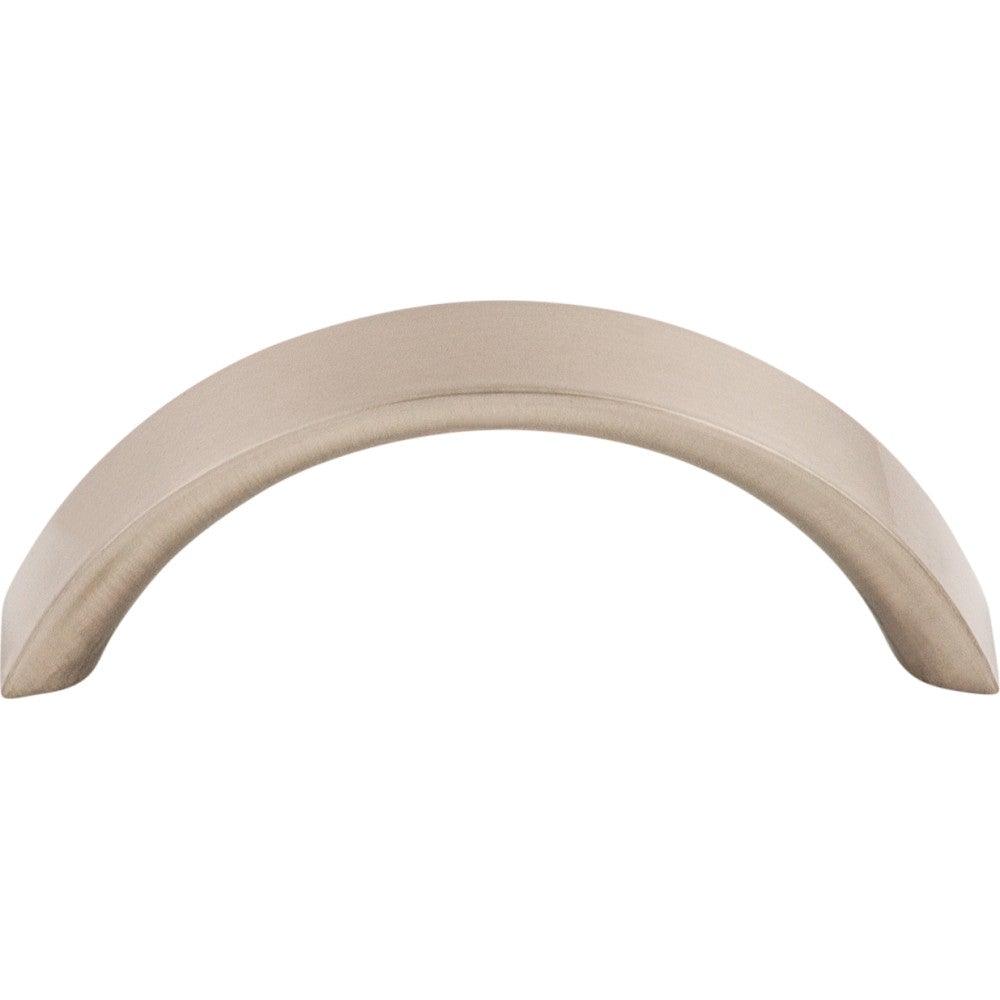 Crescent Pull by Top Knobs - Brushed Satin Nickel - New York Hardware