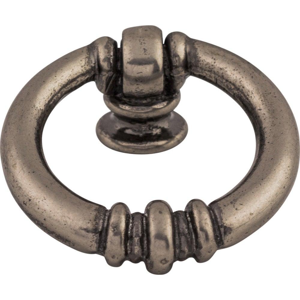 Newton Ring Pull by Top Knobs - Pewter Antique - New York Hardware