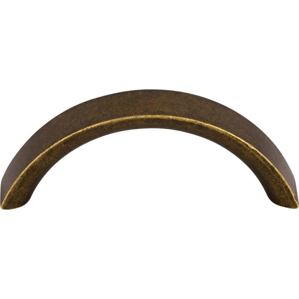Crescent Pull by Top Knobs - German Bronze - New York Hardware