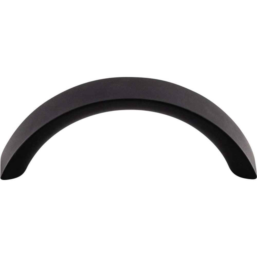 Crescent Pull by Top Knobs - Flat Black - New York Hardware