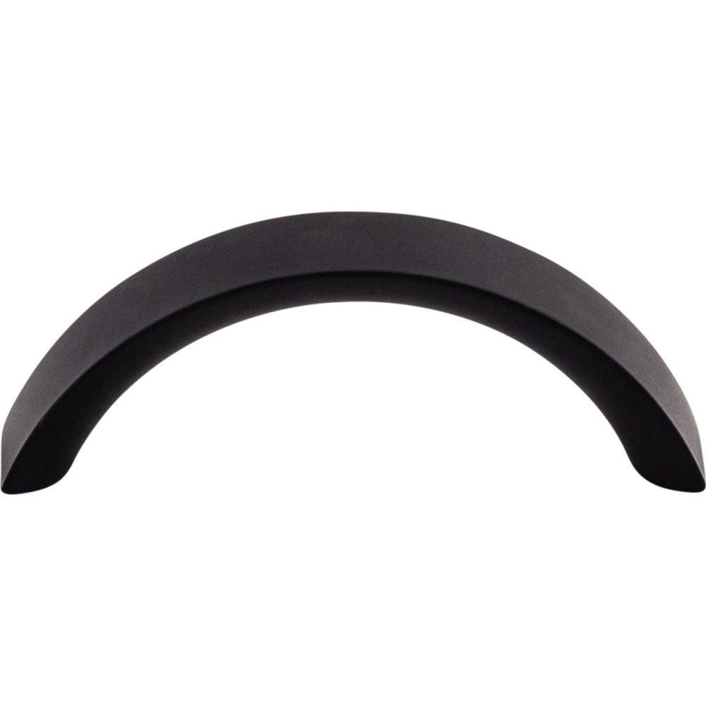 Crescent Pull by Top Knobs - Flat Black - New York Hardware
