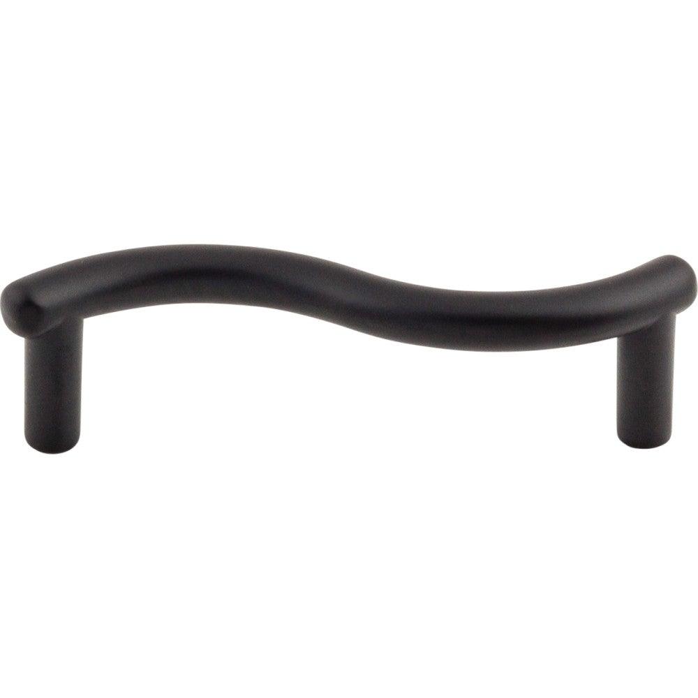 Spiral Pull by Top Knobs - Flat Black - New York Hardware