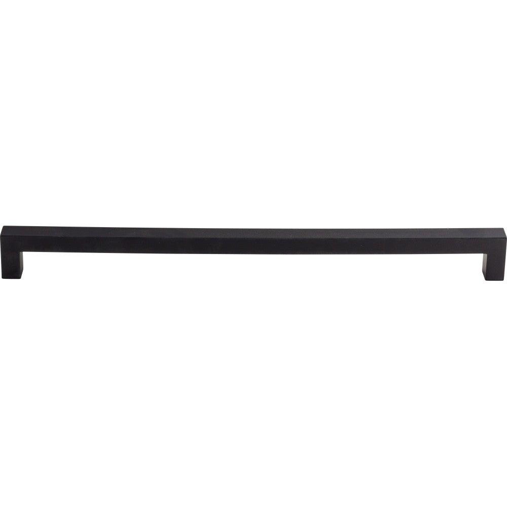 Square Bar-Pull by Top Knobs - Flat Black - New York Hardware