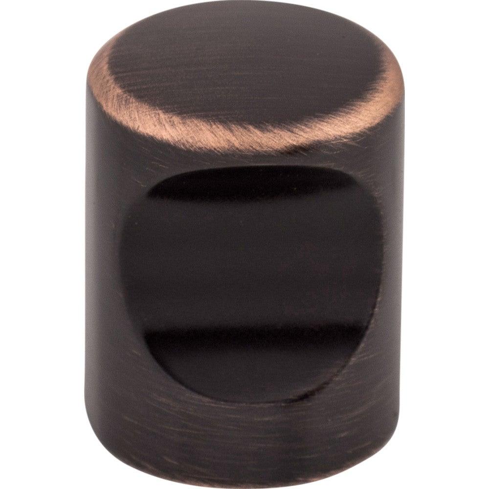 Nouveau Indent Knob by Top Knobs - Tuscan Bronze - New York Hardware