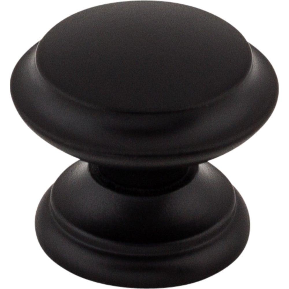Flat Top Knob by Top Knobs - Flat Top Black - New York Hardware