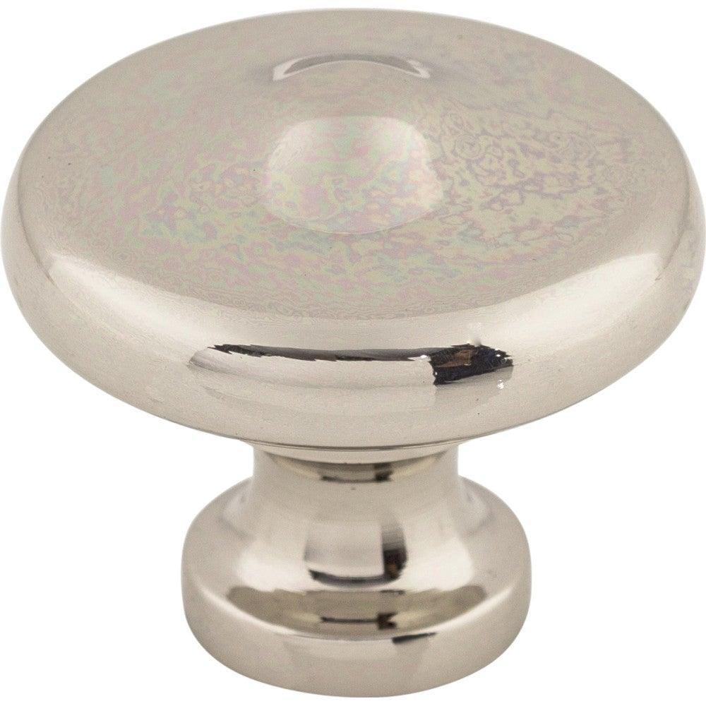 Peak Knob by Top Knobs - Polished Nickel - New York Hardware
