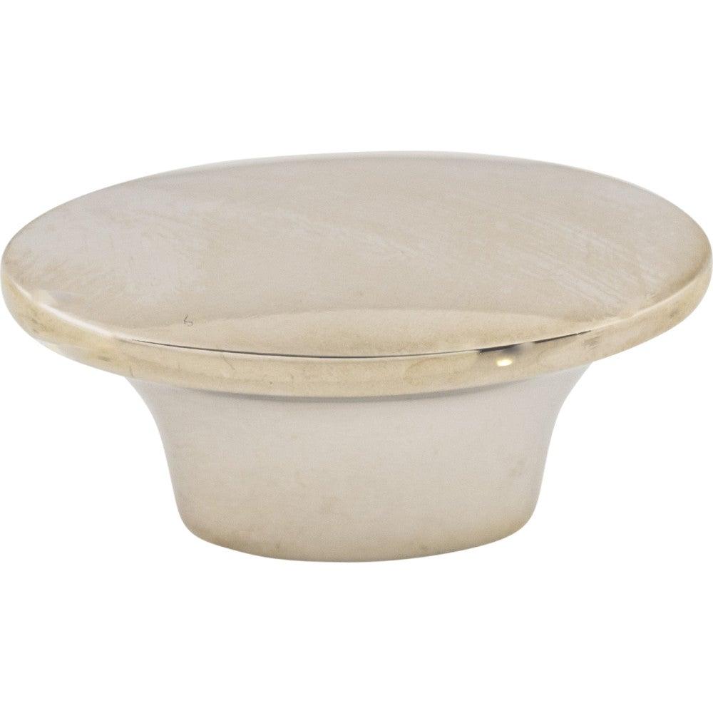 Dakota Oval Knob by Top Knobs - Polished Nickel - New York Hardware