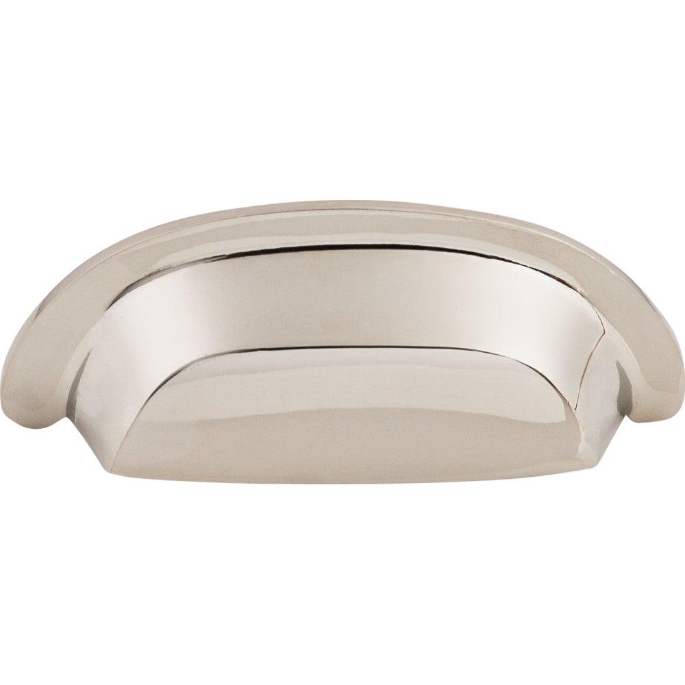 Aspen II Cup Pull  by Top Knobs - Polished Nickel - New York Hardware
