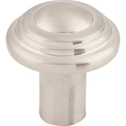 Aspen II Button Knob by Top Knobs - Brushed Satin Nickel - New York Hardware