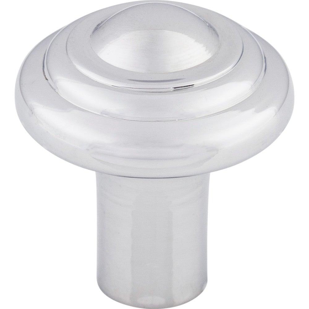 Aspen II Button Knob by Top Knobs - Polished Chrome - New York Hardware