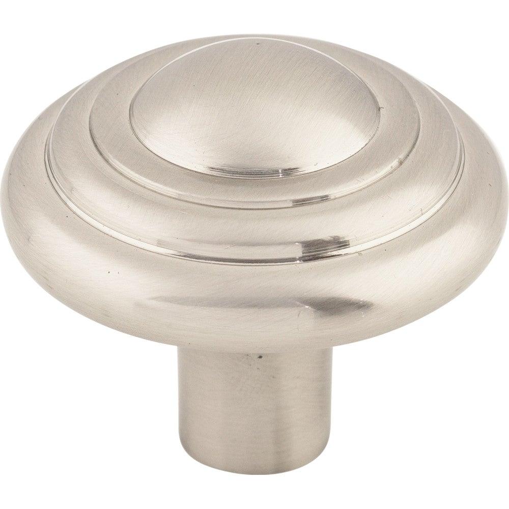 Aspen II Button Knob by Top Knobs - Brushed Satin Nickel - New York Hardware